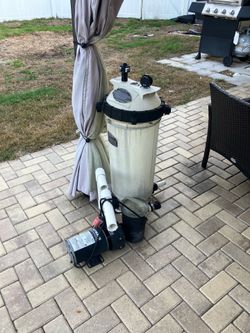 Pool pump and filter