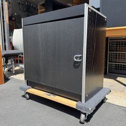 Contemporary Modern Utility Storage Cabinet Black 