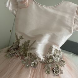 Blush Dress For Girls 