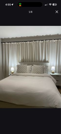 Bed from west elm (stripped hardware)
