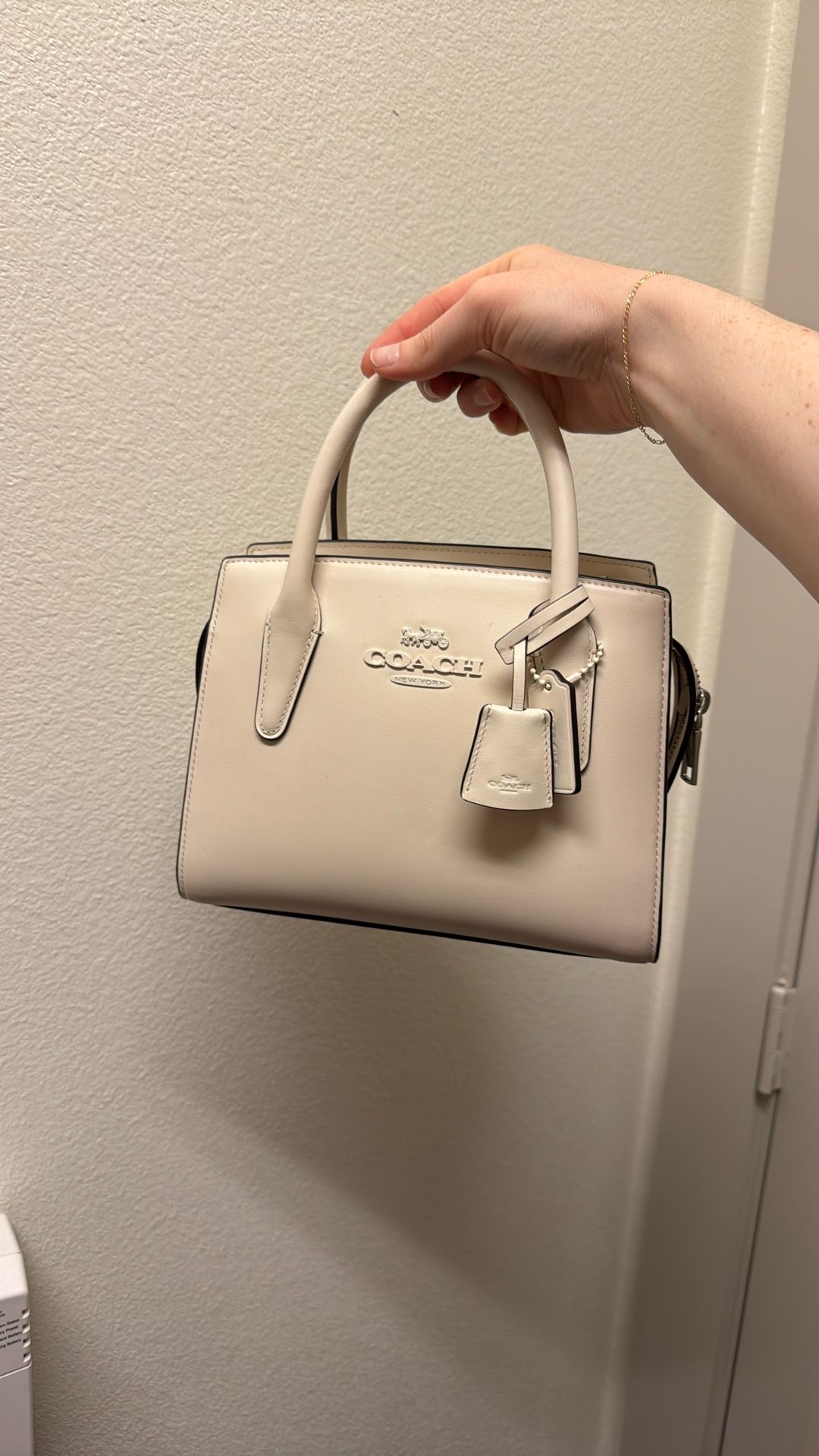 Coach Andrea Carryall Bag White