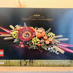 LEGO Icons Dried Flower Centerpiece 10314 Building Kit (812 Pieces)
