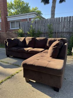 Brown Sectional Couch