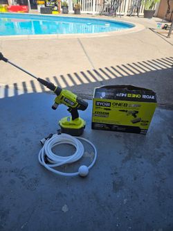 Ryobi 18v 600psi power cleaning