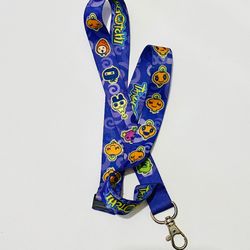 ✨Tamagotchi Lanyard Memetchi Gotchi Gear Original Vintage Bandai Flower Purple