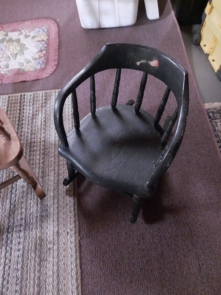 Antique Childs Windsor Rocking Chair