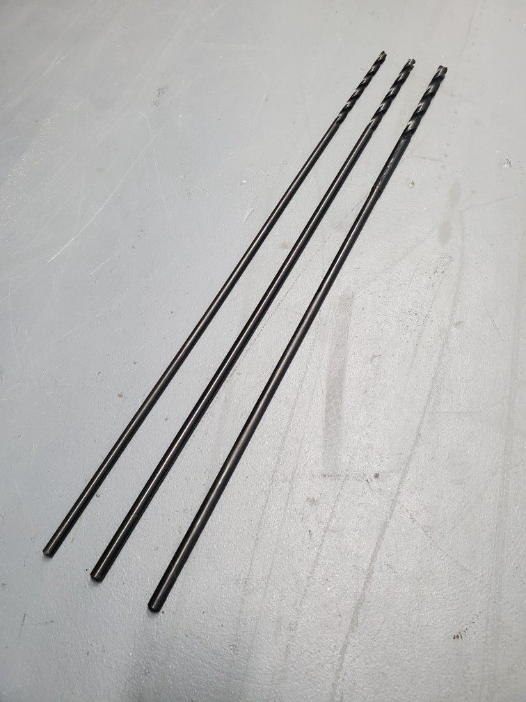 25 inch 3 Piece Drill Bit Set - 5/16", 3/8", 7/16"