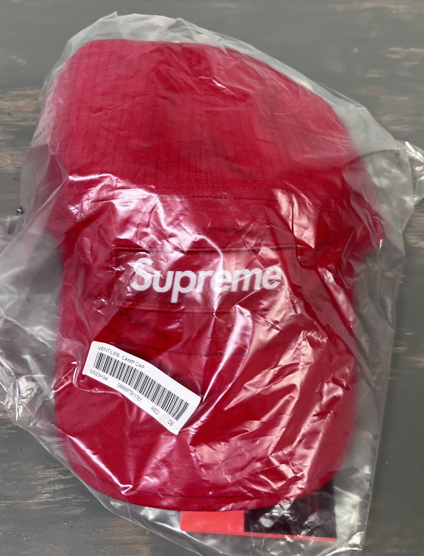 Supreme Ventile Camp Cap SS23 Red