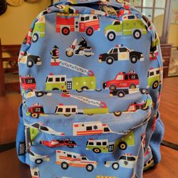 Wildkin Rescue Heroes 16" backpack police fire ambulance