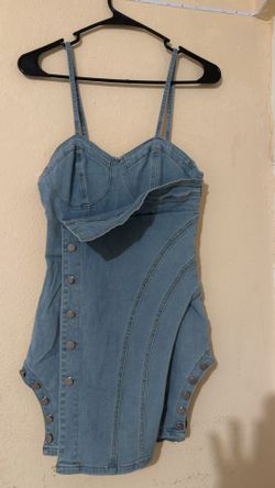 Denim dress size small