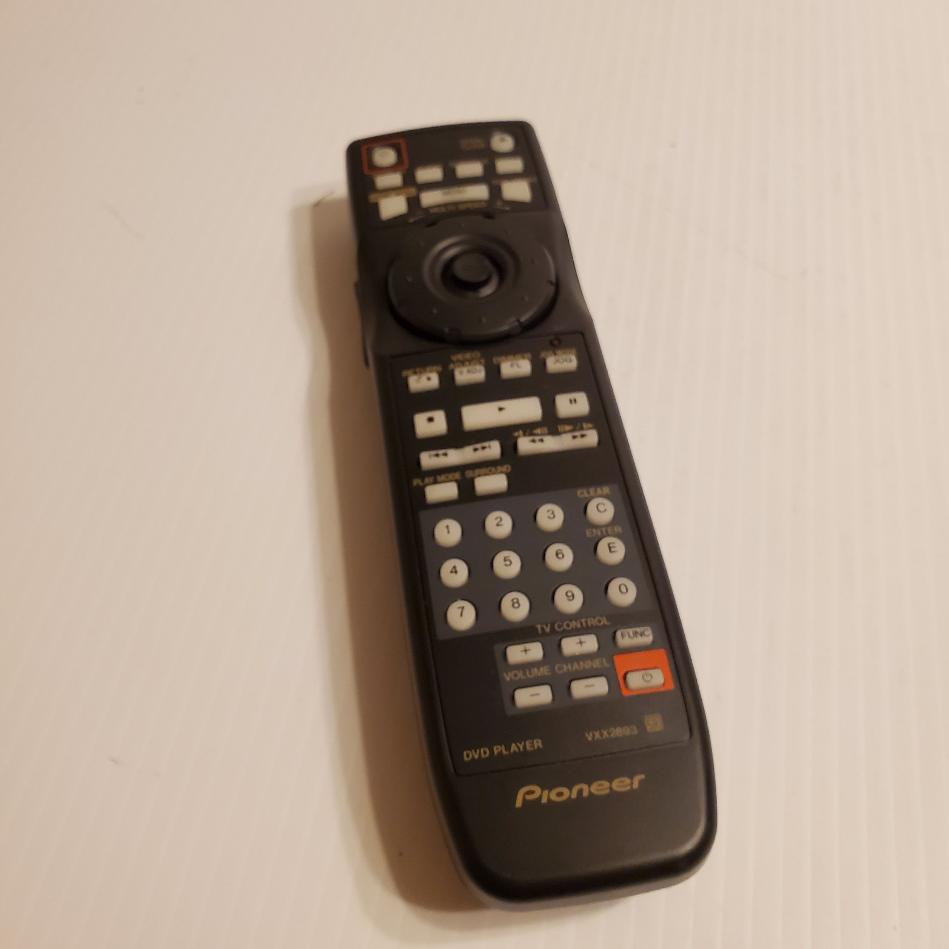 PIONEER VXX 2893 DVD Player Remote Control