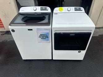 MAYTAG TOP LOAD WASHER & GAS DRYER