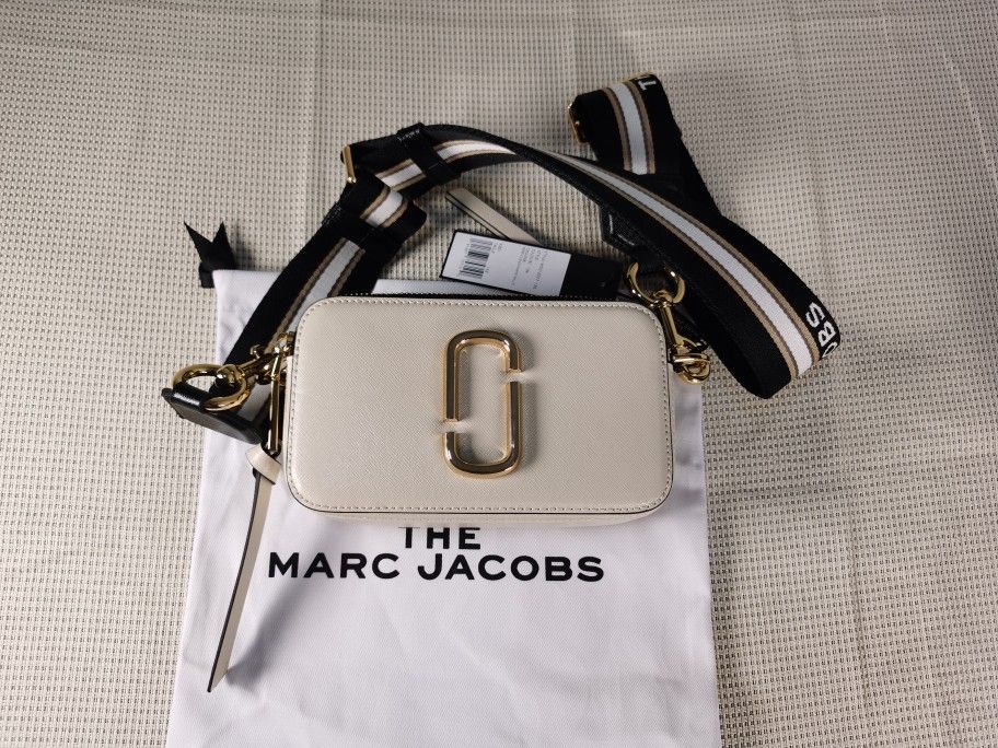 Marc Jacobs The Snapshot Crossbody Bag Cloud White Multi