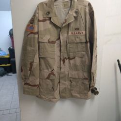 Coat, Desert Camouflage Pattern 