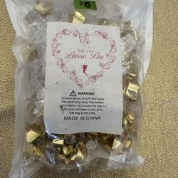 Gold And Clear Floating Jems