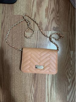 Bebe coral crossbody bag