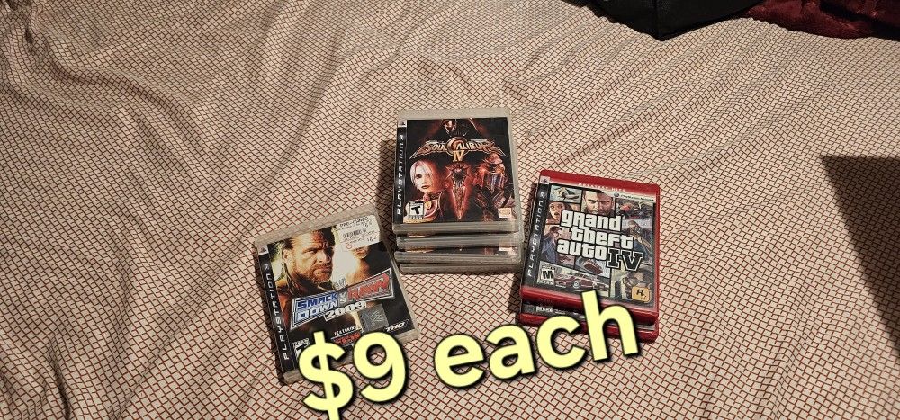 Ps3 Playstation 3 Games ( $9 Each )