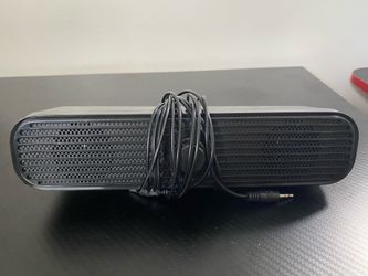 Sound bar for very clear sound. And works perfectly