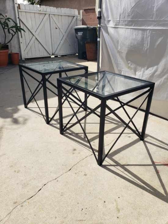 Side End Tables In Excellent Condition - Both For $25