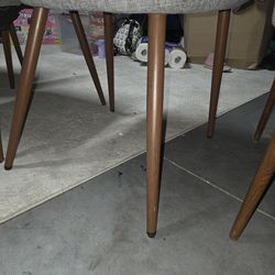 Mid century modern dining chairs!