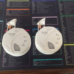 First Alert Smoke  C0 Detector Wi-Fi  Qty 2