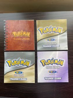 pokemon gameboy color manuals