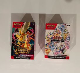 POKEMON ASCENDED HEROES AND PRISMATIC EVOLUTIONS BUNDLE