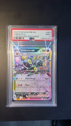 PSA 9 Umbreon ex  prismatic evolution