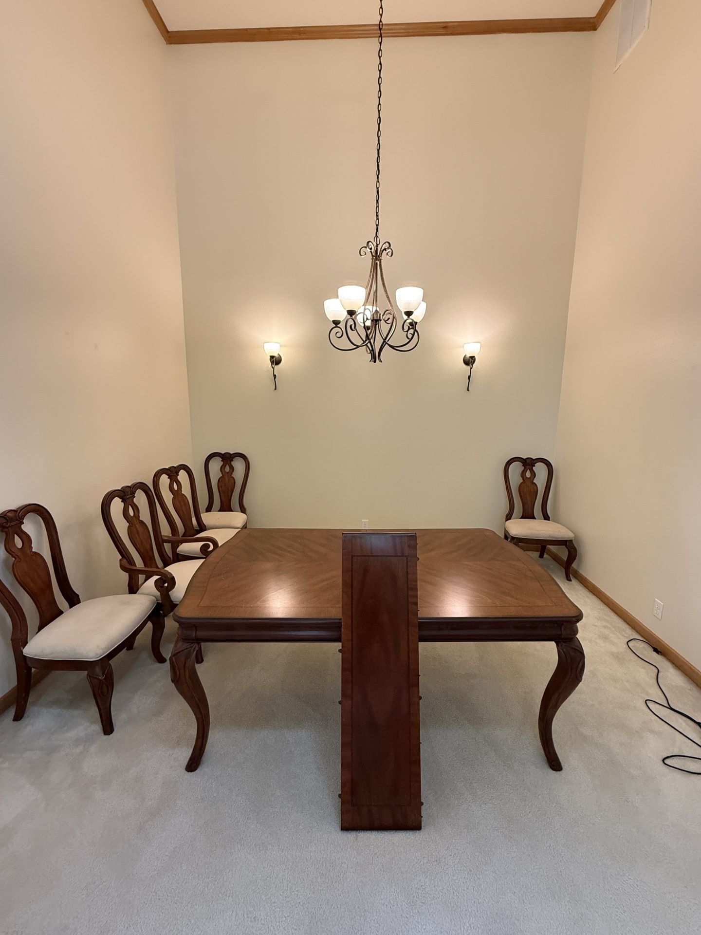 Dining Room Table & Chairs — Solid Wood and a Solid Deal