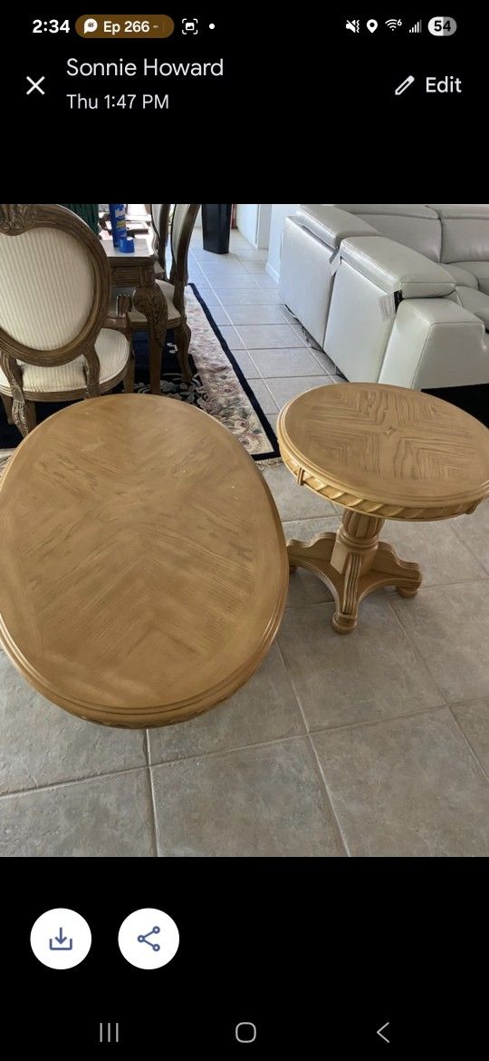 Coffee Table .Side Table Lamp .And Entertainment Cabinet TV Not Included