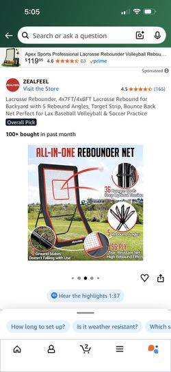 Lacrosse Rebounder