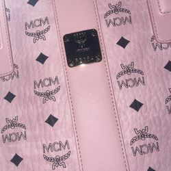 Pink MCM tote Bag 