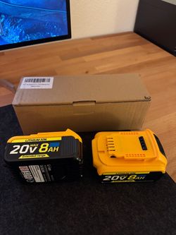Dewalt 20V 8AH MAX Batteries