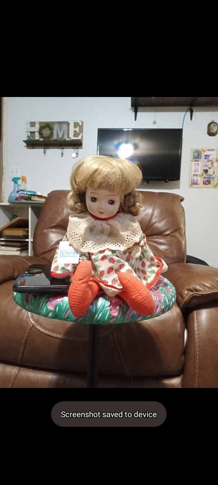 Vintage Schmid Porcelain Doll Music Box