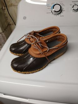 L L bean leather shoe size 7