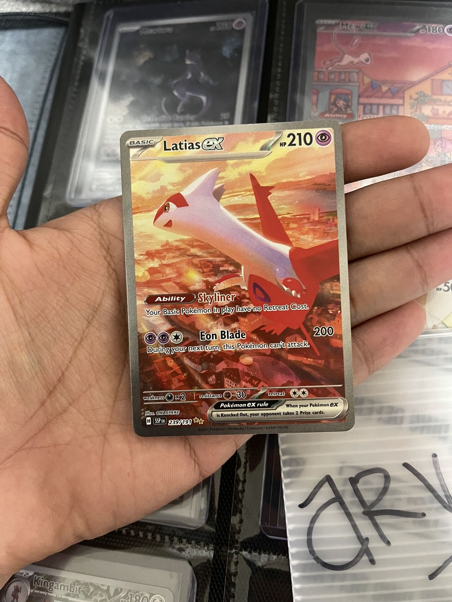 Pokemon Latias ex - 239/191 - SV08: Surging Sparks (SSP)