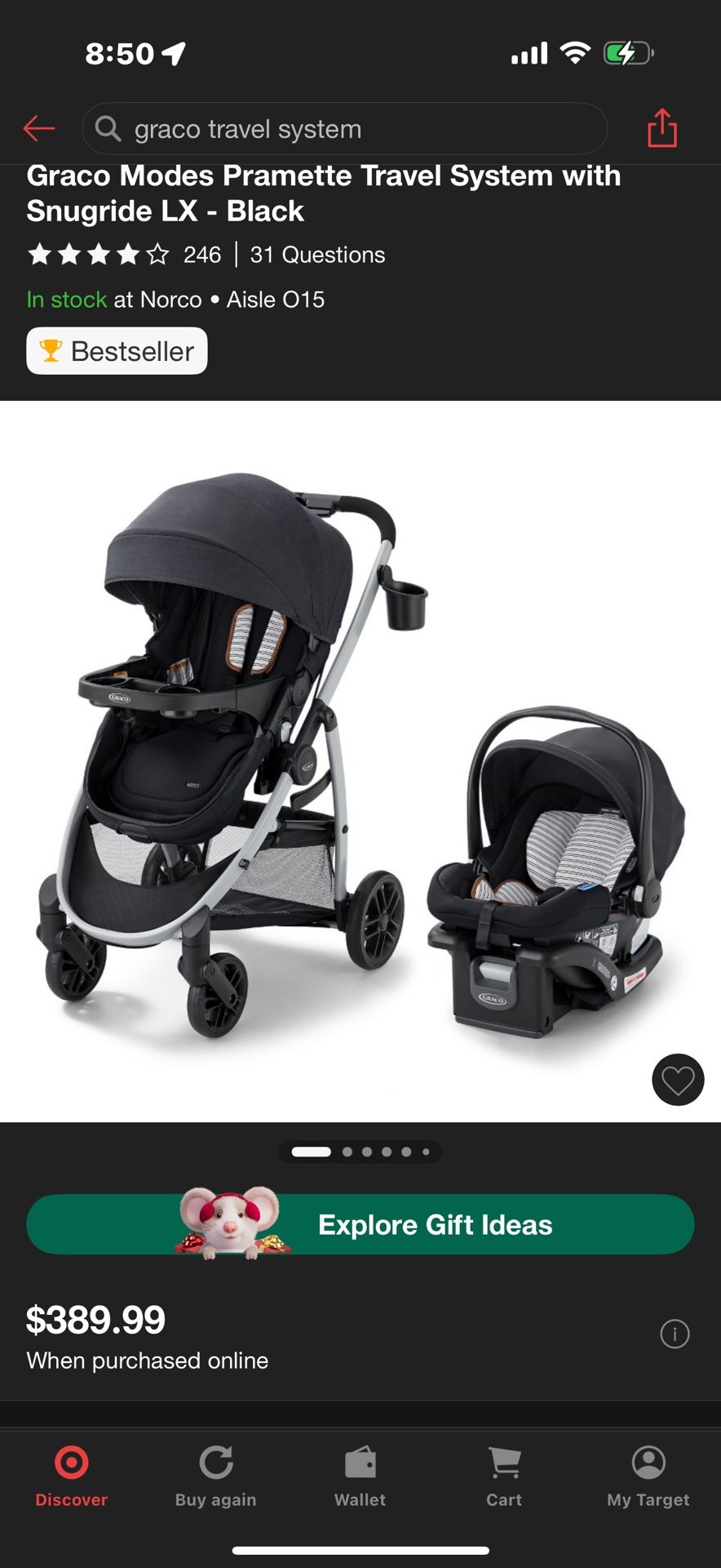 Graco Travel System Stroller
