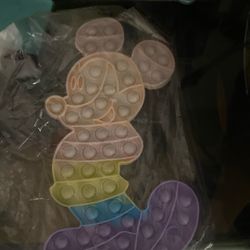 Mickey Mouse Silicone  Pop Fidget