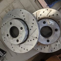 Front Brake Disc Rotors Pads Audi Coupe Quattro