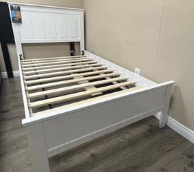Full Bed Frame Wood Solid - NEW. in Box