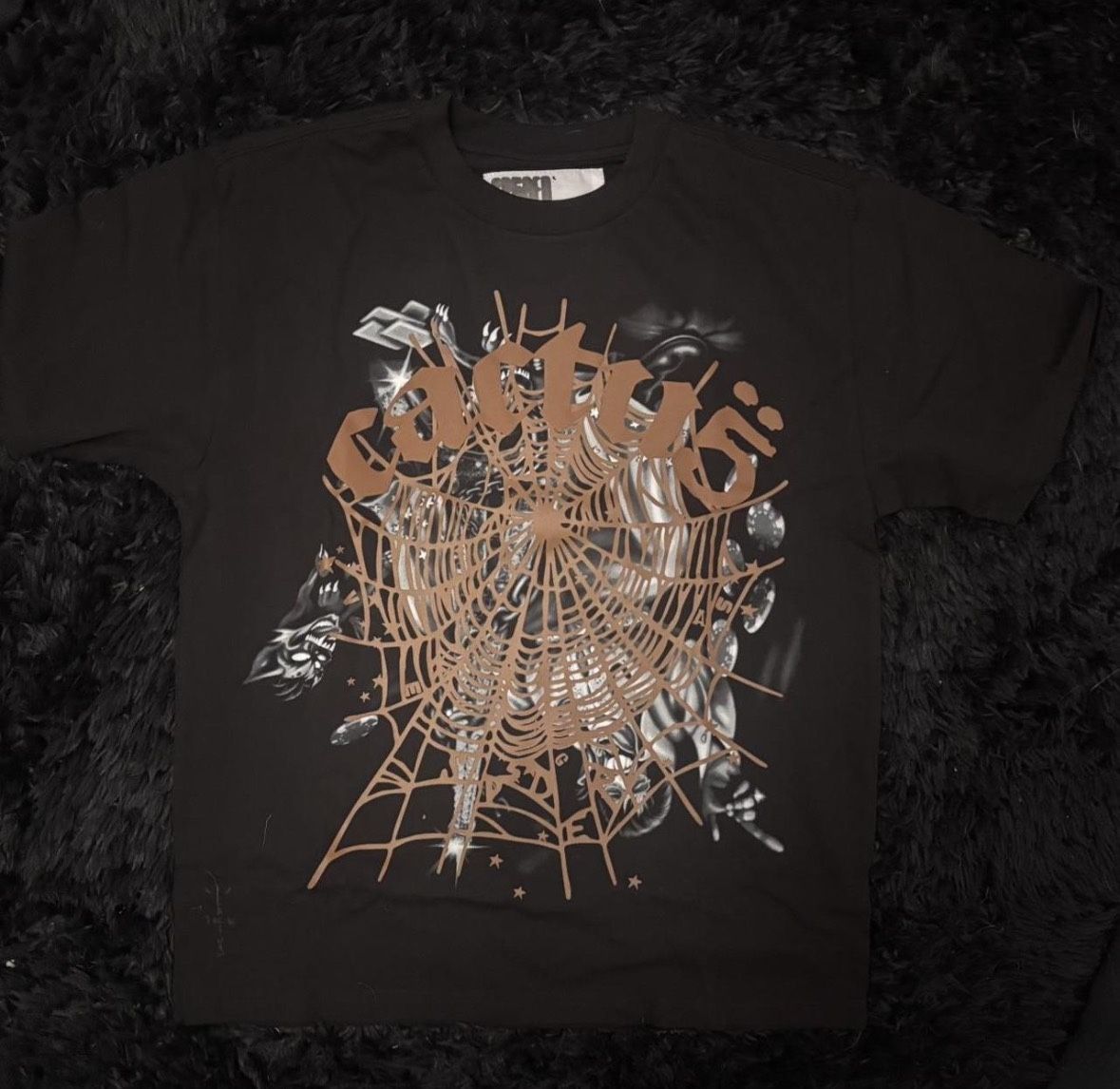 Sp5derCactus Jack Airbrush Tee