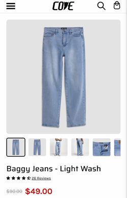 Cove Jeans  ( Denim Light Blue )