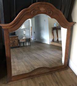 FREE Vintage Oak Mirror
