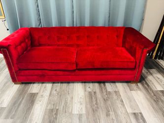 New condition 2 cushion sofa couch red