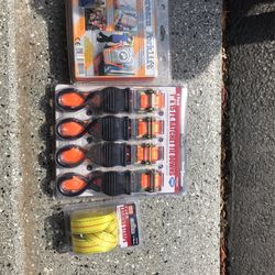 New Never Used-Forearm Forklift, Ratchet Cables,and Lashing Straps