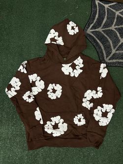 Denim Tear Hoodie Brown