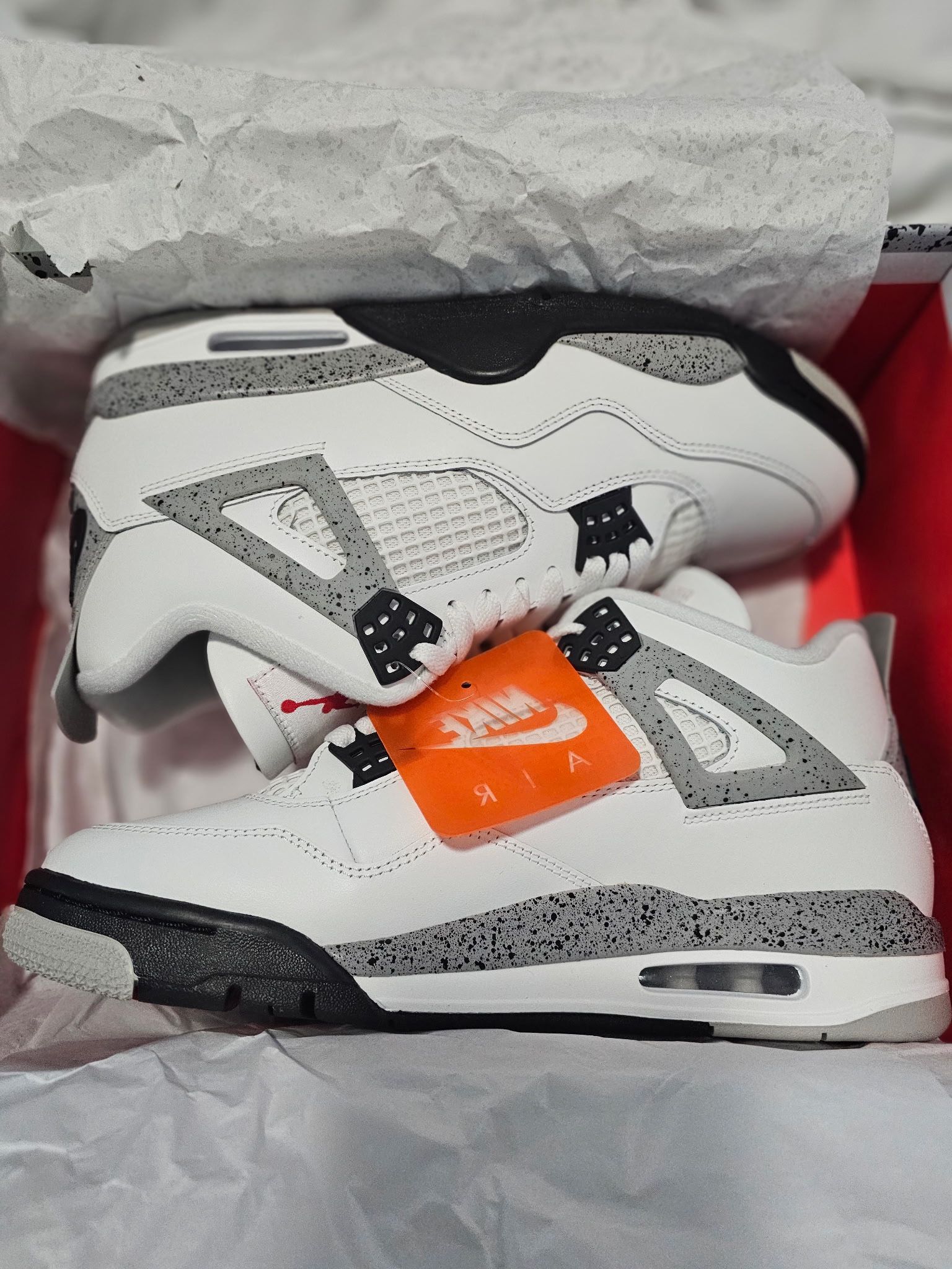 Air Jordan Retro 4 Cement Size 10