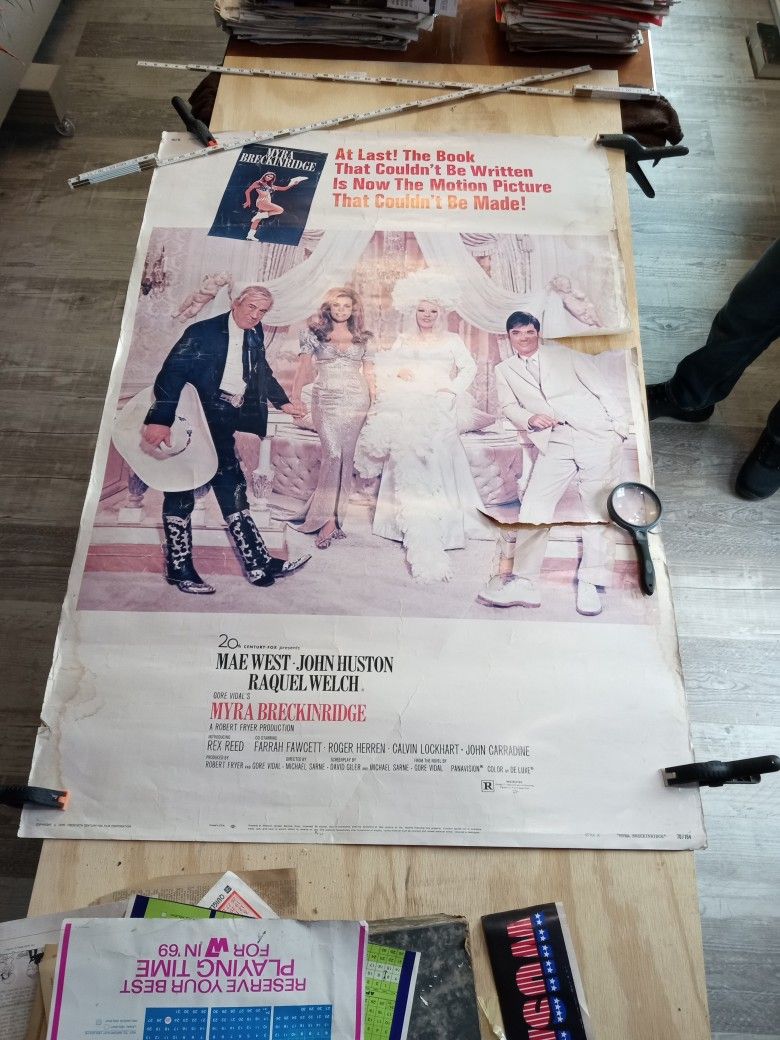1970 Vintage Raquel Welch Movie Poster