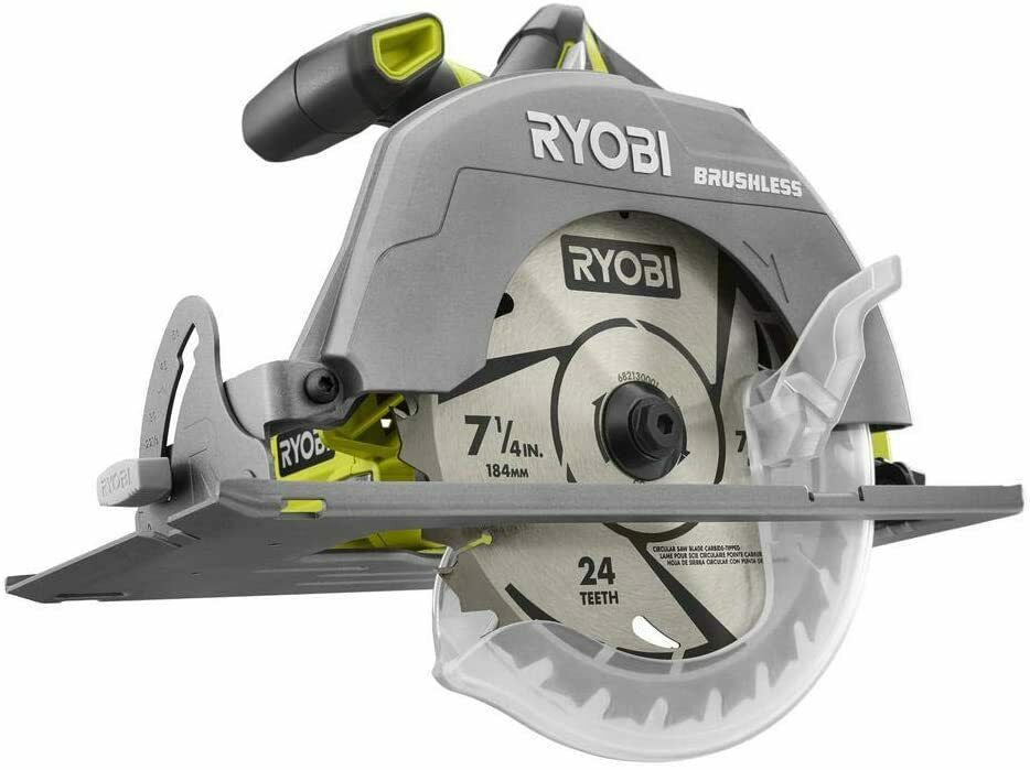 Ryobi ONE+ P508 7-1/4 in. Circular Saw 18V Cordless Brushless Tool Only