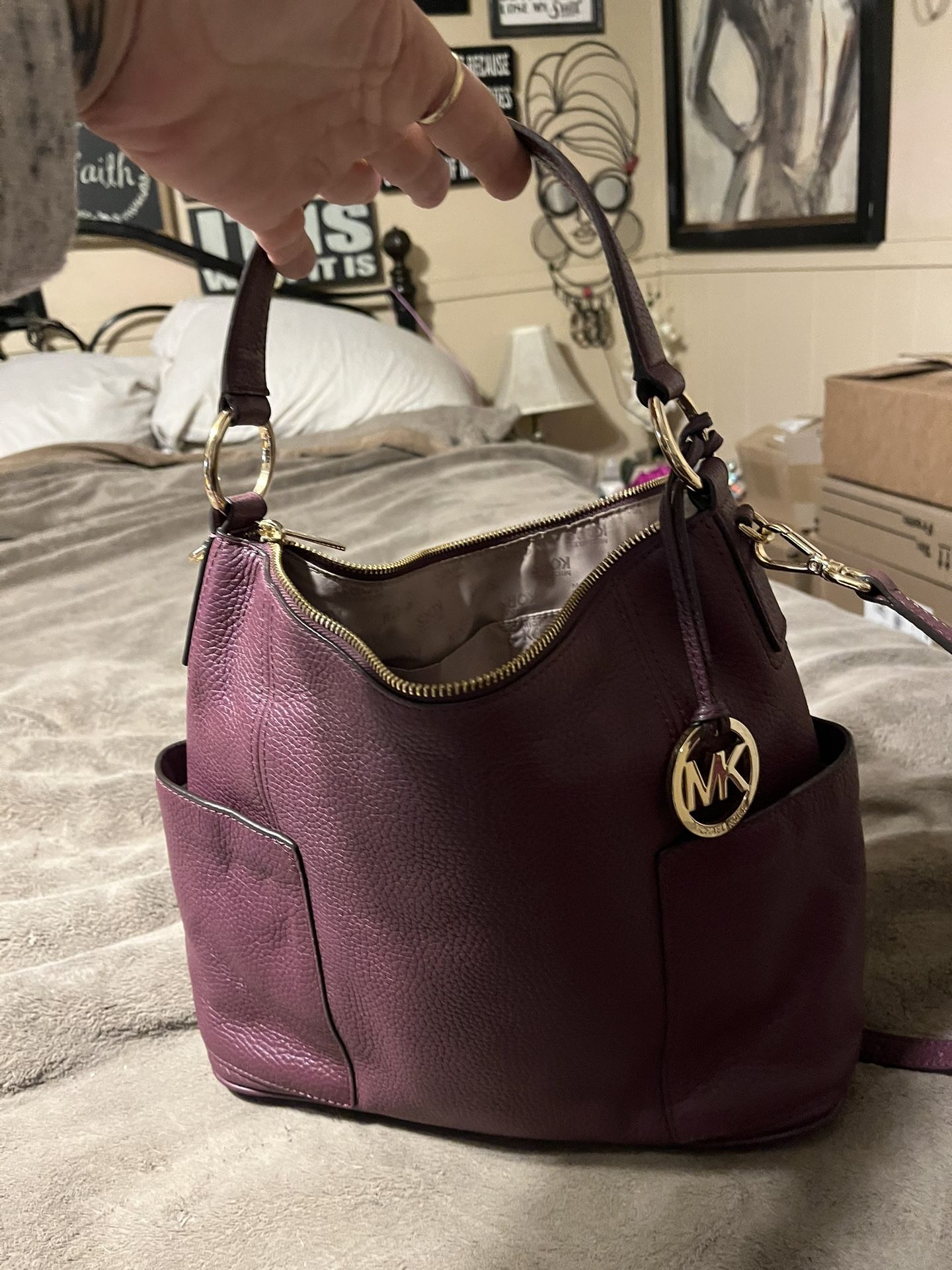 Michael Kors Purple Handbag